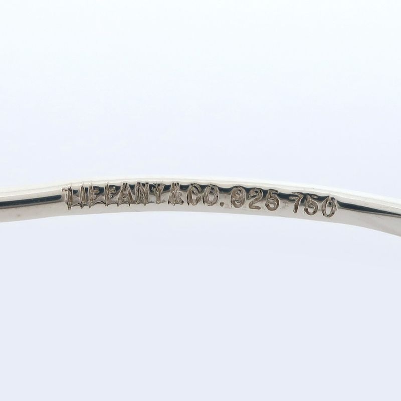 Tiffany & Co Love Knot Vintage Bangle 925 Silver And 18K Yellow Gold Ladies