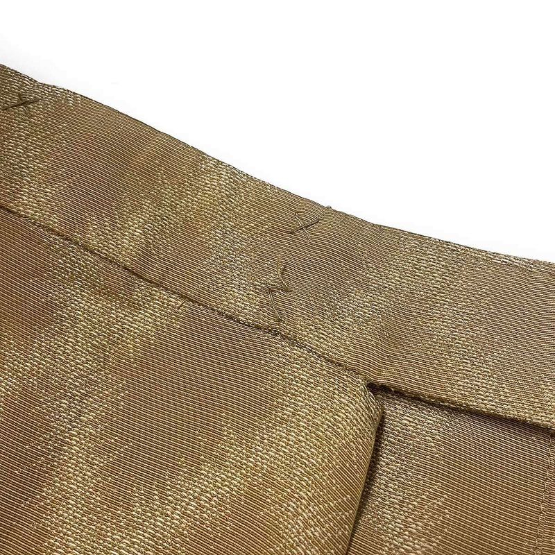 Bottega Veneta Silk Jacquard Skirt Camel Brown 42