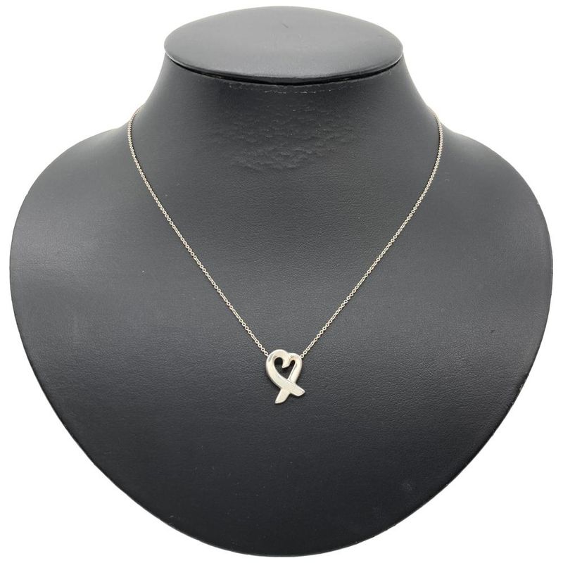 Tiffany & Co Tiffany & Co Loving Heart Necklace Sv925 30g Silver Elsa Peretti