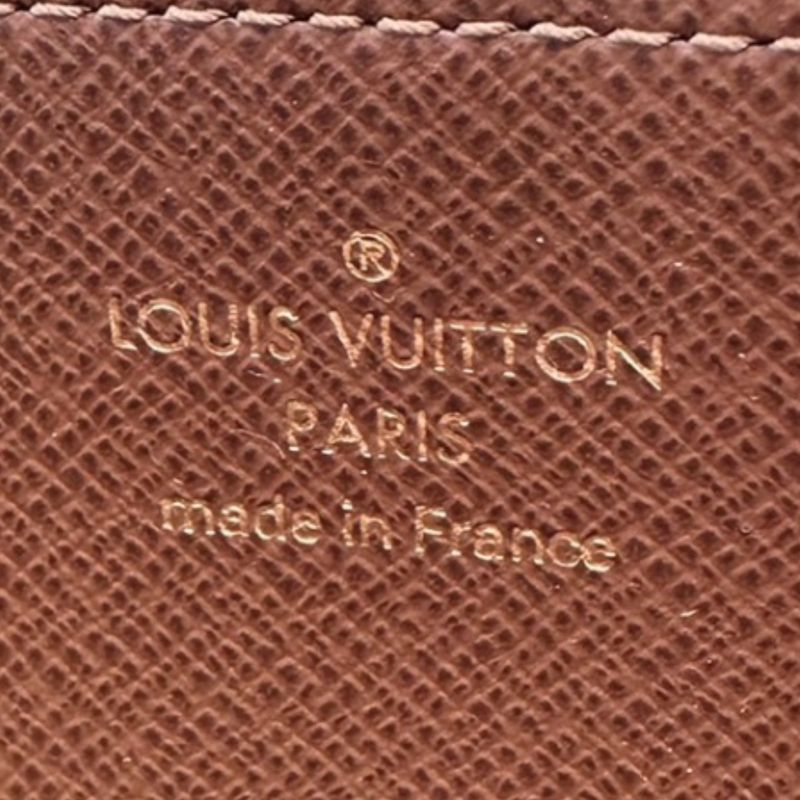 Louis Vuitton M60017 Monogram Round Zipper Zippy Wallet Long Wallet Louis