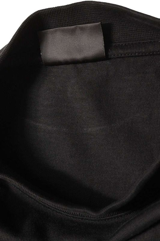 Balenciaga 818432 Tpvk1 Logo Embroidered Cropped Long Sleeve Cut And Sewn Men's