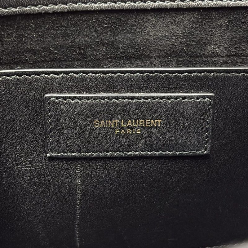 Saint Laurent Paris Shoulder Bag Betty 315681 Black Studded/chain Shoulder
