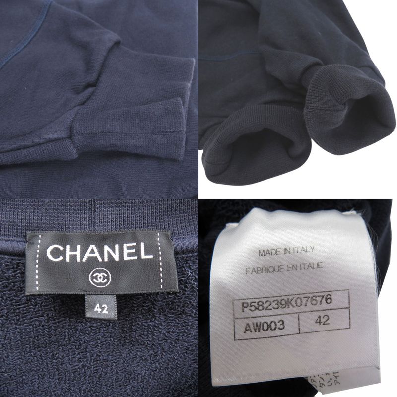 Chanel Coco Mark Sweatshirt P58239 Sweatshirt Cotton Dark Navy 1541 Chanel