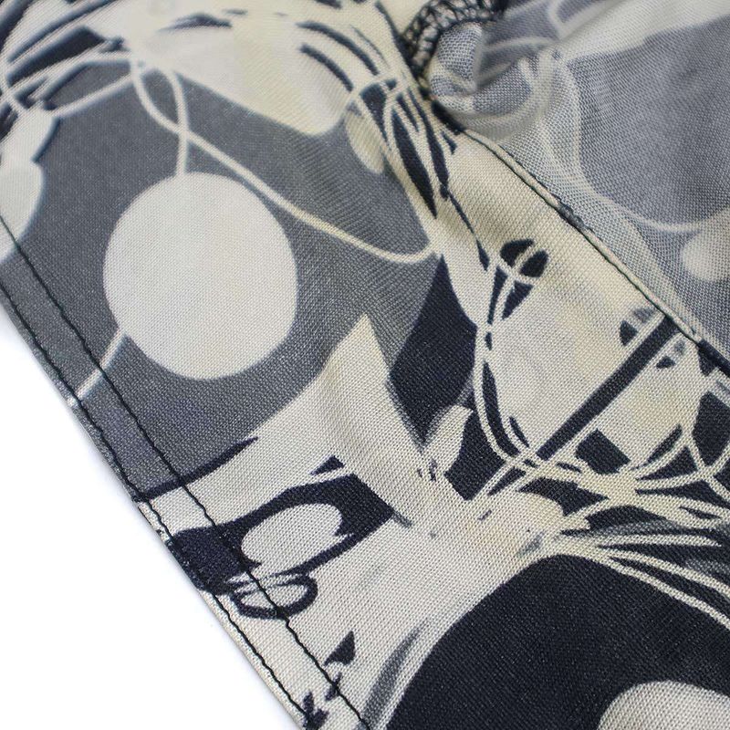 Chanel 2008 Ribbon Neck Silk Sleeveless Top P32886v23237 Black and White 38