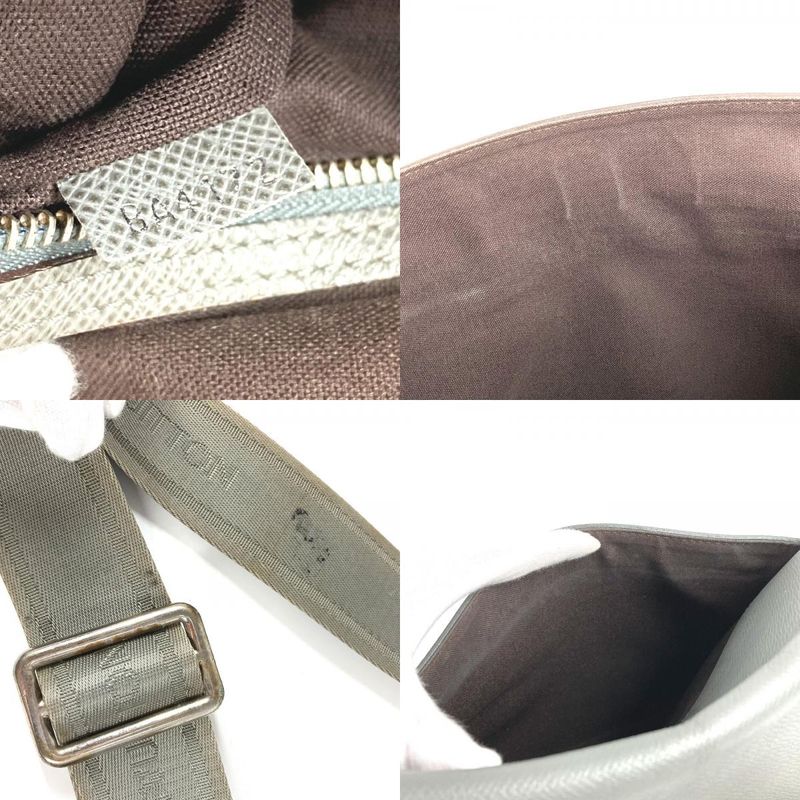 Louis Vuitton Shoulder Bag Romain MM Romain MM M32623 Taiga Leather Glacier Gray