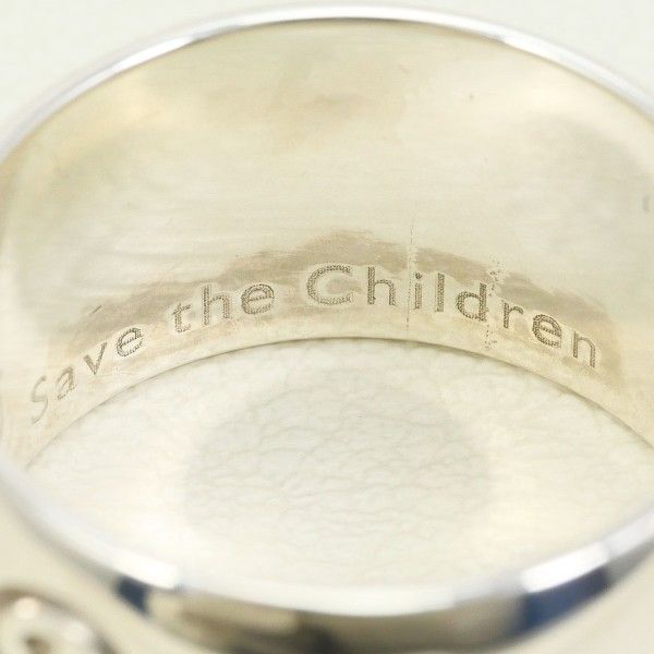 Bulgari Save The Children Silver Ring Size 95 Total Weight Approx 82g
