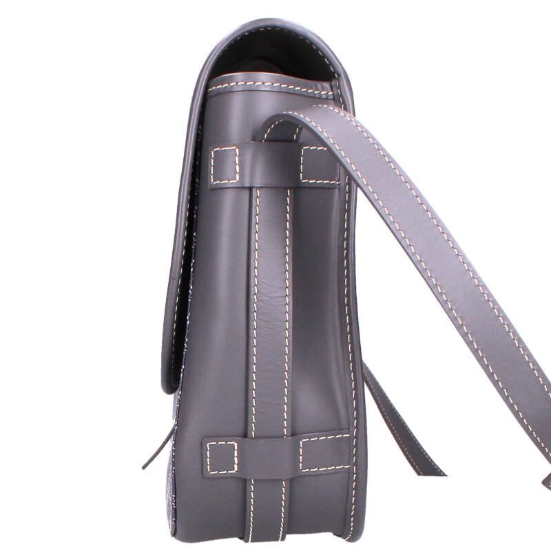 Goyard Belvedere MM PVC Coated Canvas Shoulder Bag For Men