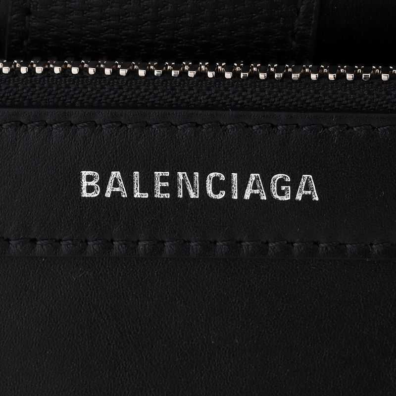 Balenciaga Tote Bag Navy Cabas Su Black