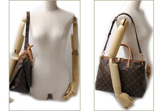 Louis Vuitton Tote Bag Shoulder Bag Pallas M40907 With Shoulder Strap Monogram