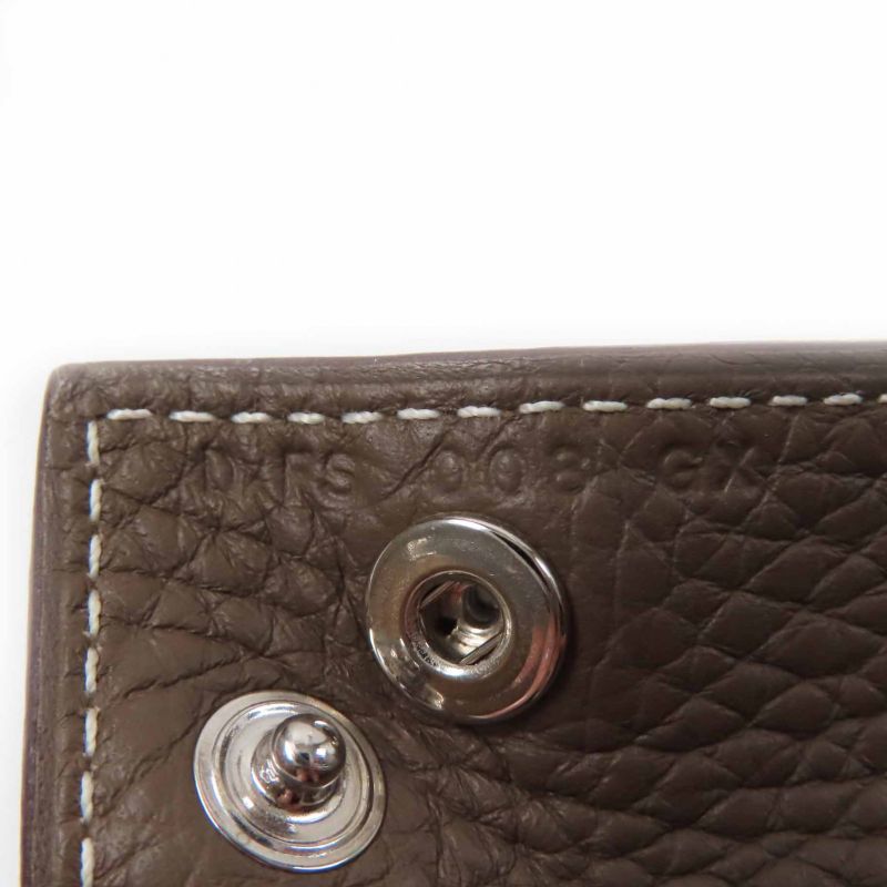 Hermes Vid Poche Mini Meuse Et Loulance Desk Taurillon Clemence Silver