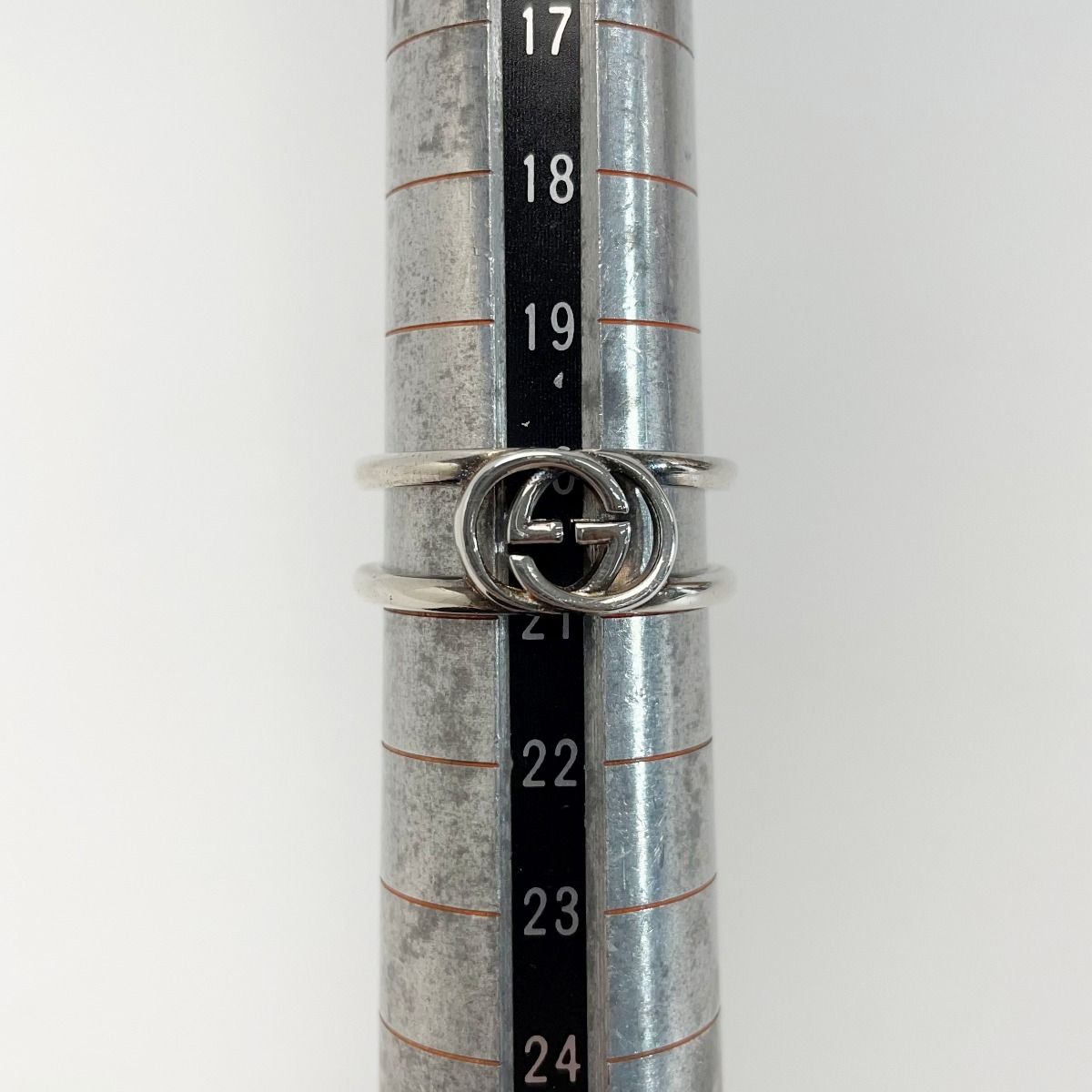 Gucci Interlocking Ggring Sv925 Silver No 21 Ring