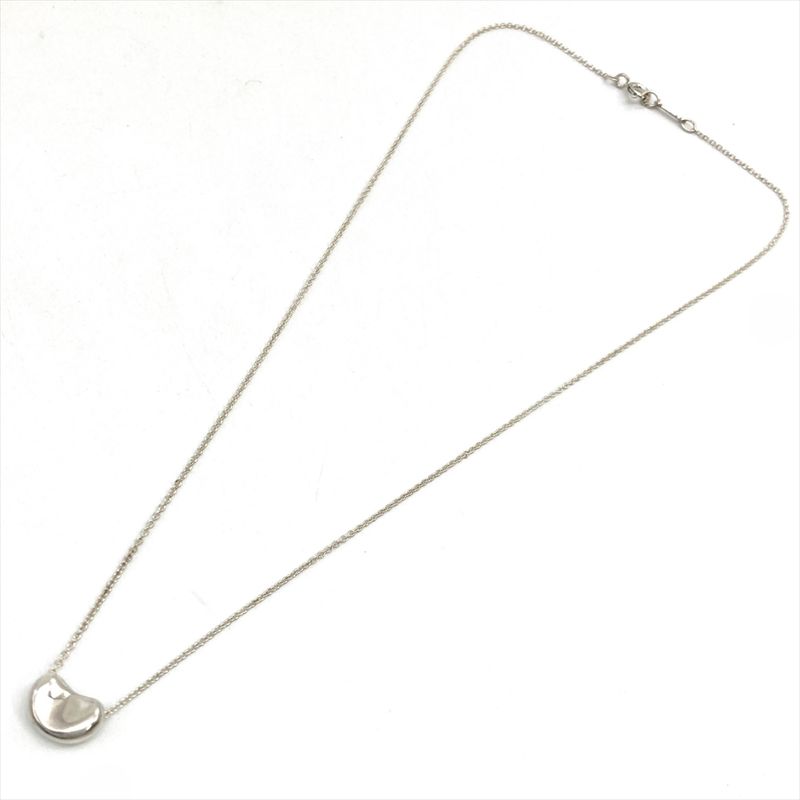 Tiffany & Co Tiffany & Co Bean Necklace Sv925 32g Silver Mini Unisex