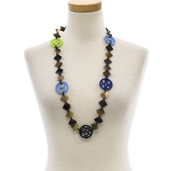Hermes Diva Buffalo Horn Necklace
