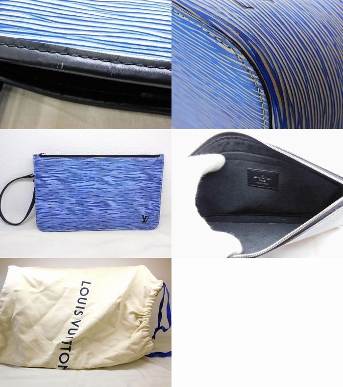 Vuitton M51053 Ub3106 - Epi Denim Neverfull MM Tote Bag Shoulder Bag Leather