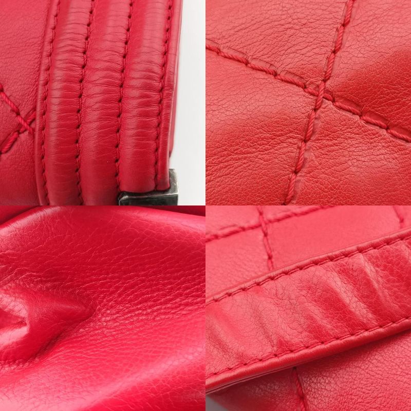 Chanel Boy Chanel Red Leather A92105 18883093