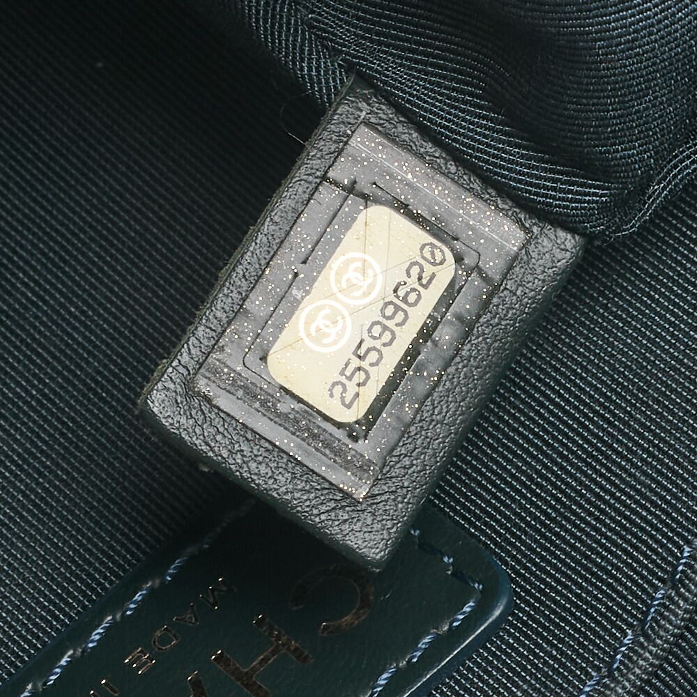 Chanel Waist Bag Matelasse Lambskin With Coco Charm Blue Gold Hardware Ladies