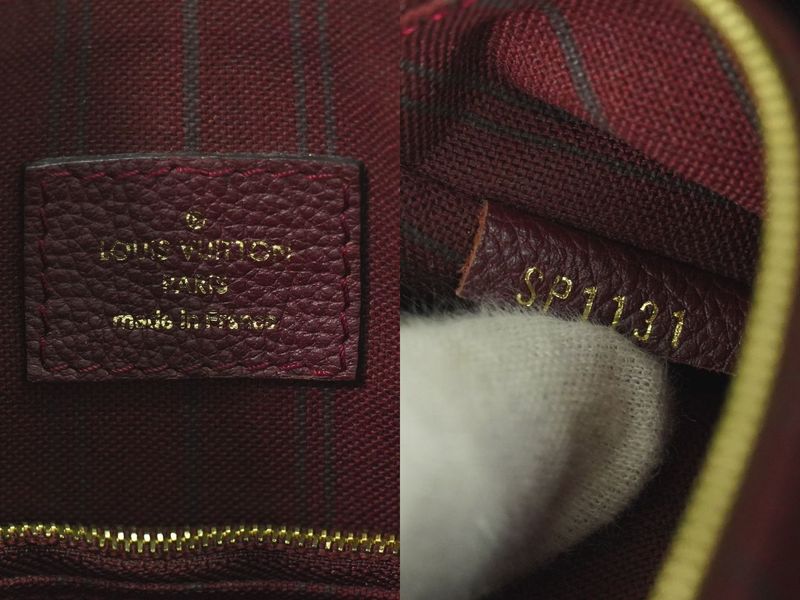 Authentic Louis Vuitton LV Lumineuse PM Monogram Empreinte Leather Shoulder Bag