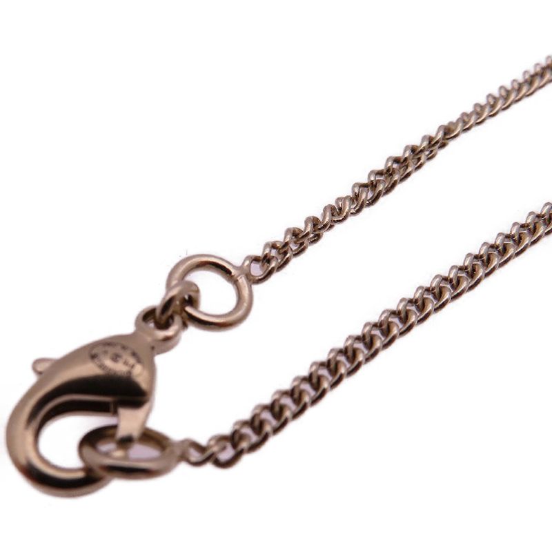 Chanel Coco Mark Faux Pearl B15V Necklace Rhinestone Metal Gold 1483 Chanel