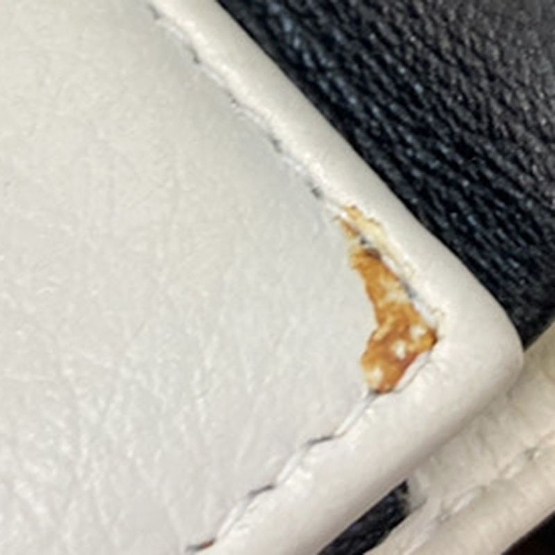 Balenciaga Trifold Wallet Compact Wallet Leather White 30ka510