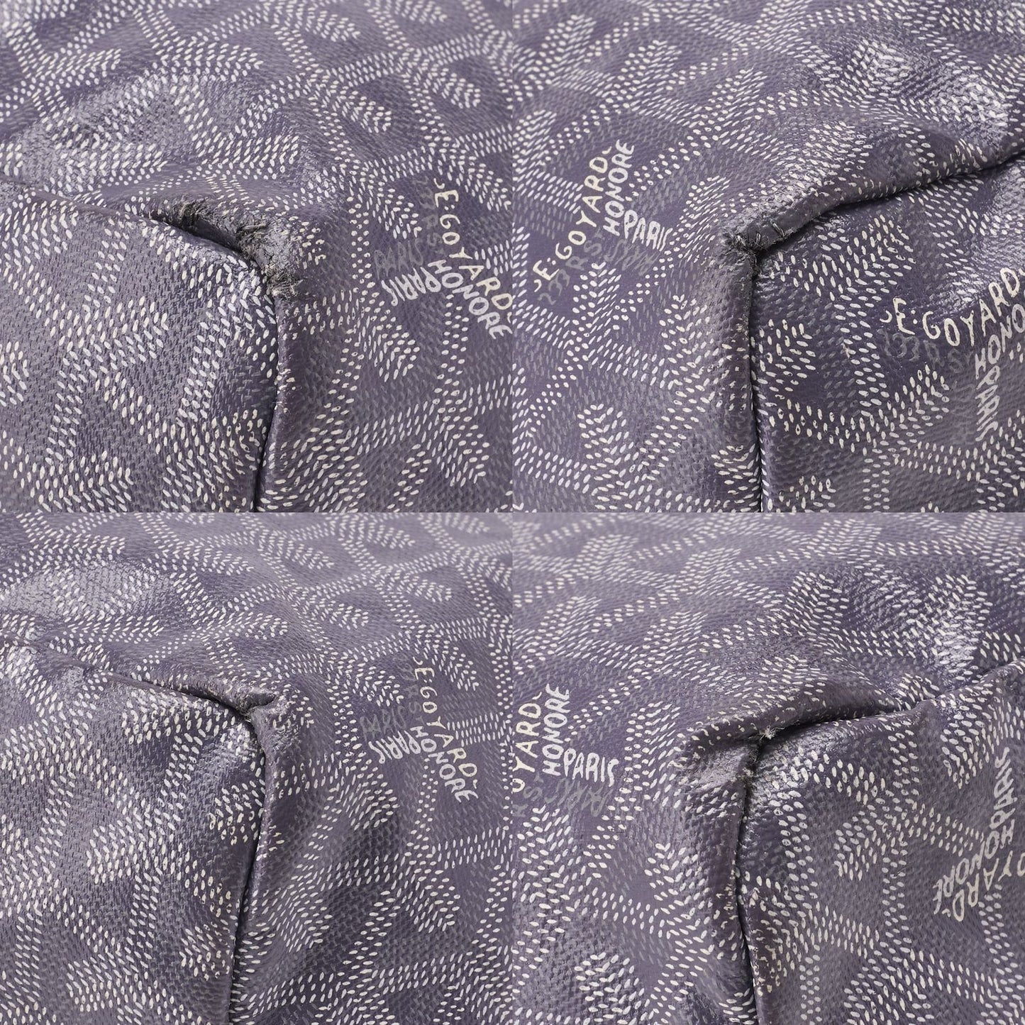 Goyard Saint Louis PM Tote Bag Coated Canvas Gray