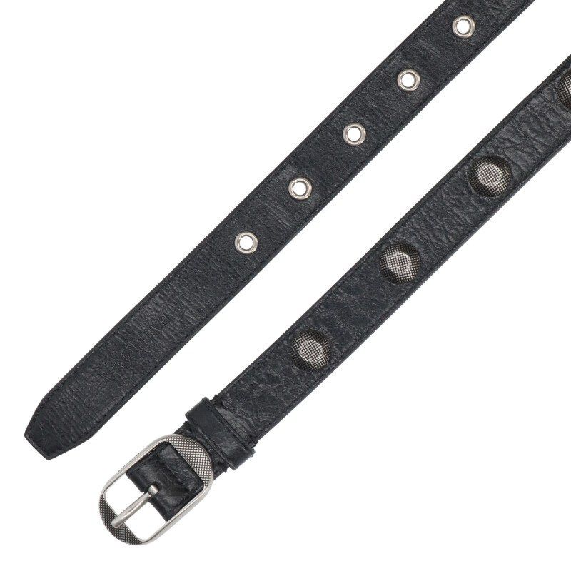 Balenciaga Le Cagole Stud Leather Belt Women