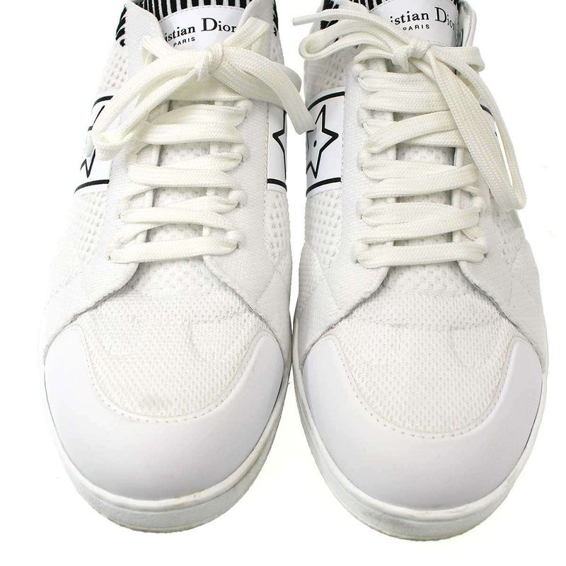 Christian Dior Star Technical Mesh Sneakers White 40