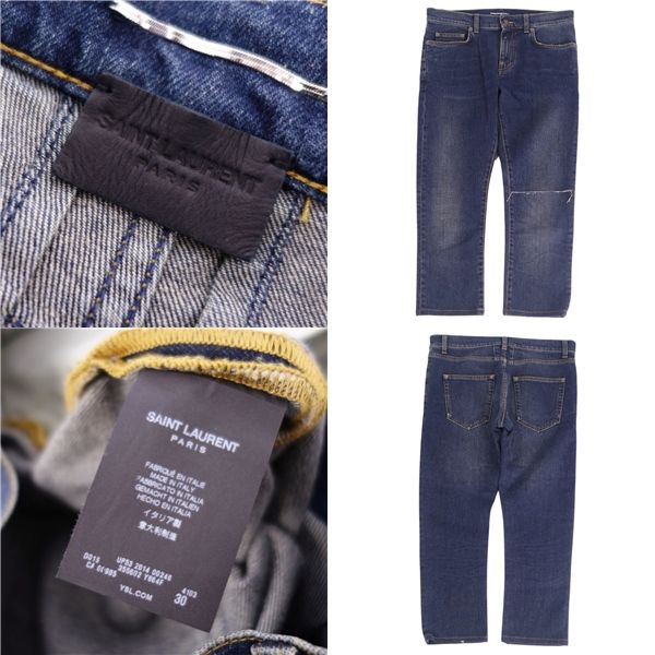 Saint Laurent Paris Pants Denim