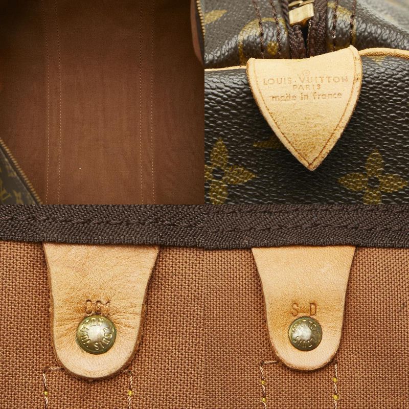 Louis Vuitton Monogram Keepall 55 Boston Bag Travel Bag Travel Bag M41424 Brown