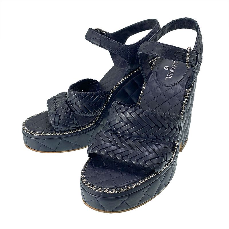 Chanel Sandals With Chain Sandals