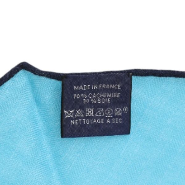 Hermes Cashmere And Silk Scarf Rhombus Scarf Hermes Blue