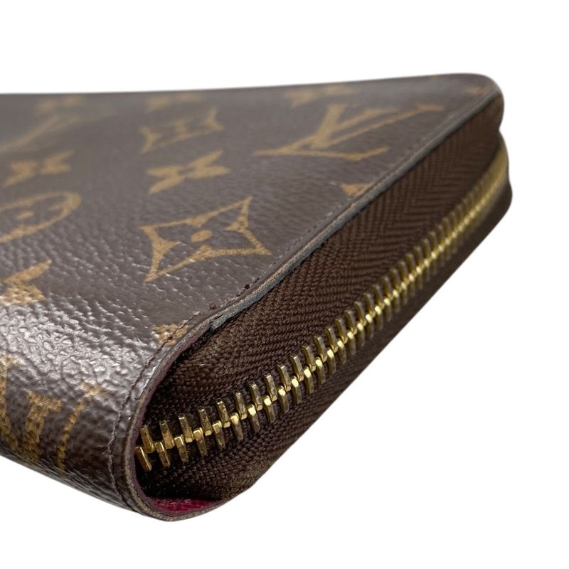 Em0301 Louis Vuitton Long Wallet Monogram Zippy Wallet M41895 Gold Hardware