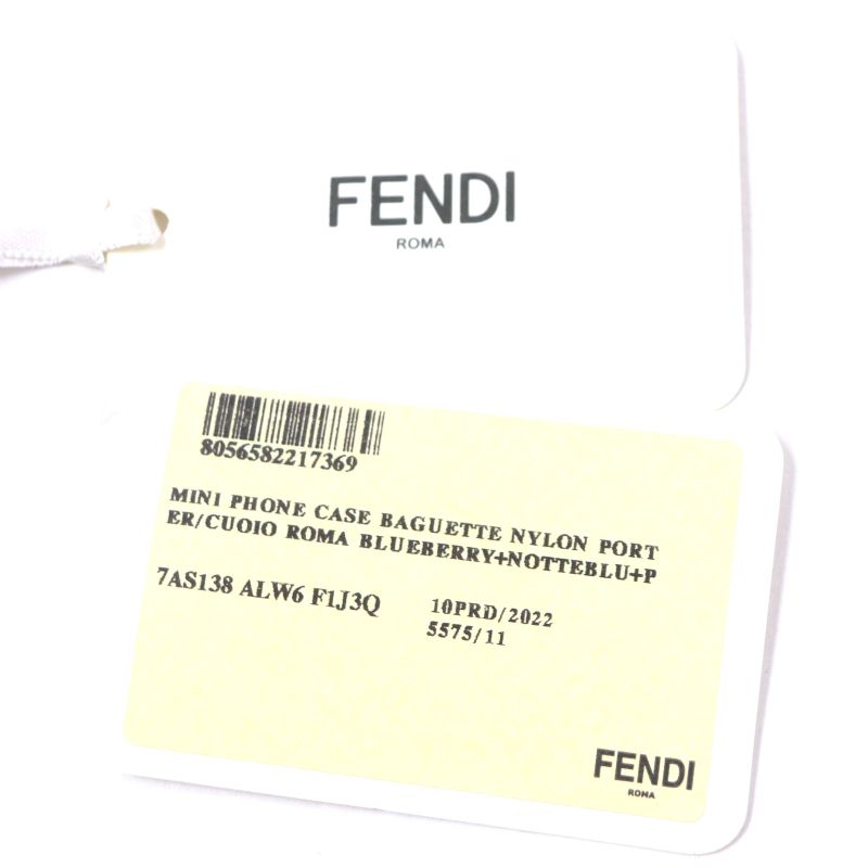 Fendi Porter Fendi Porter 7as138 Bucket Mini Phone Case 2WAY Leather Use Body