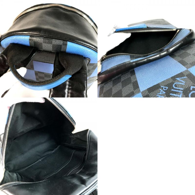 Louis Vuitton Backpack Sac Josh NV N40402 Leather Black