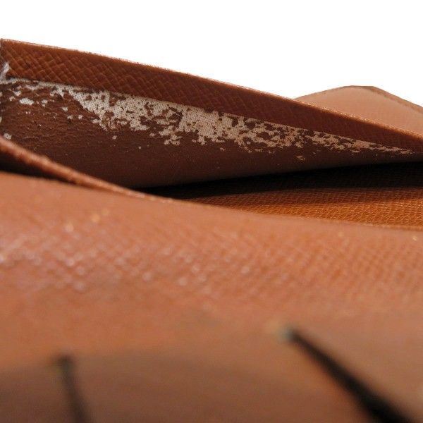 Louis Vuitton Monogram Porte Papier Zip M61207 Round Zipper Bifold Wallet Unisex