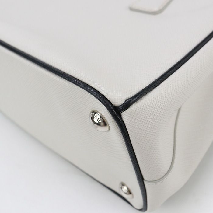 Prada 2WAY B2863y NZV F0n13 Tote Bag Saffiano Leather Women