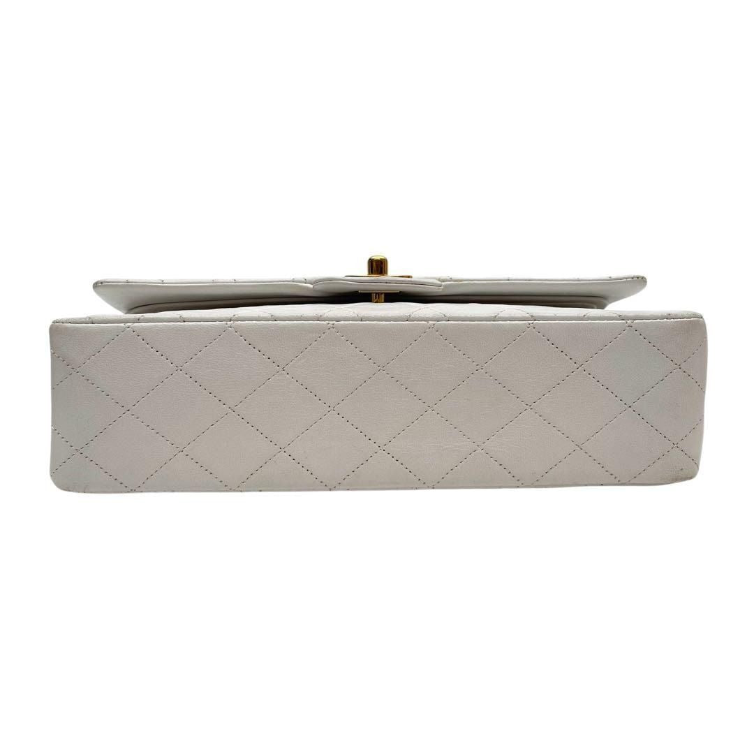CHANEL 24K Vintage Classic Double Flap Bag Quilted Lambskin Chain Tote
