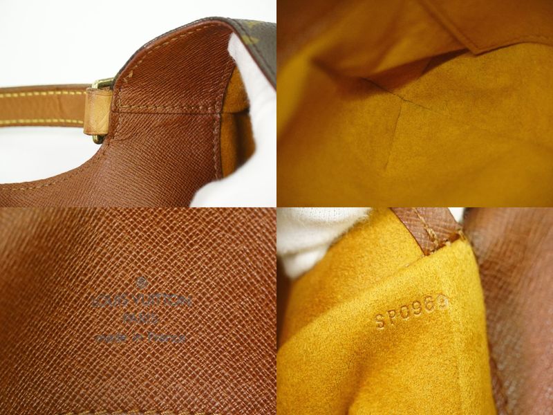 Authentic Louis Vuitton LV Musette Tango Short Monogram Shoulder Bag Brown