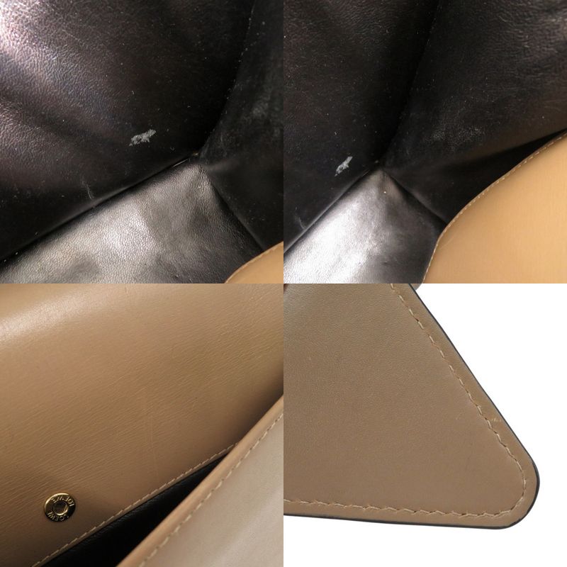 Loewe Barcelona Leather Beige Shoulder Bag 0242 Loewe