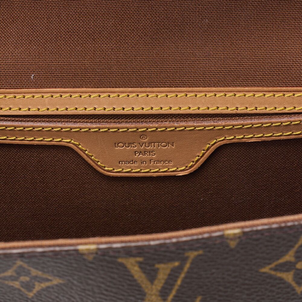 Louis Vuitton Monogram Bel Air Handbag Brown With Gold Hardware Shoulder Bag
