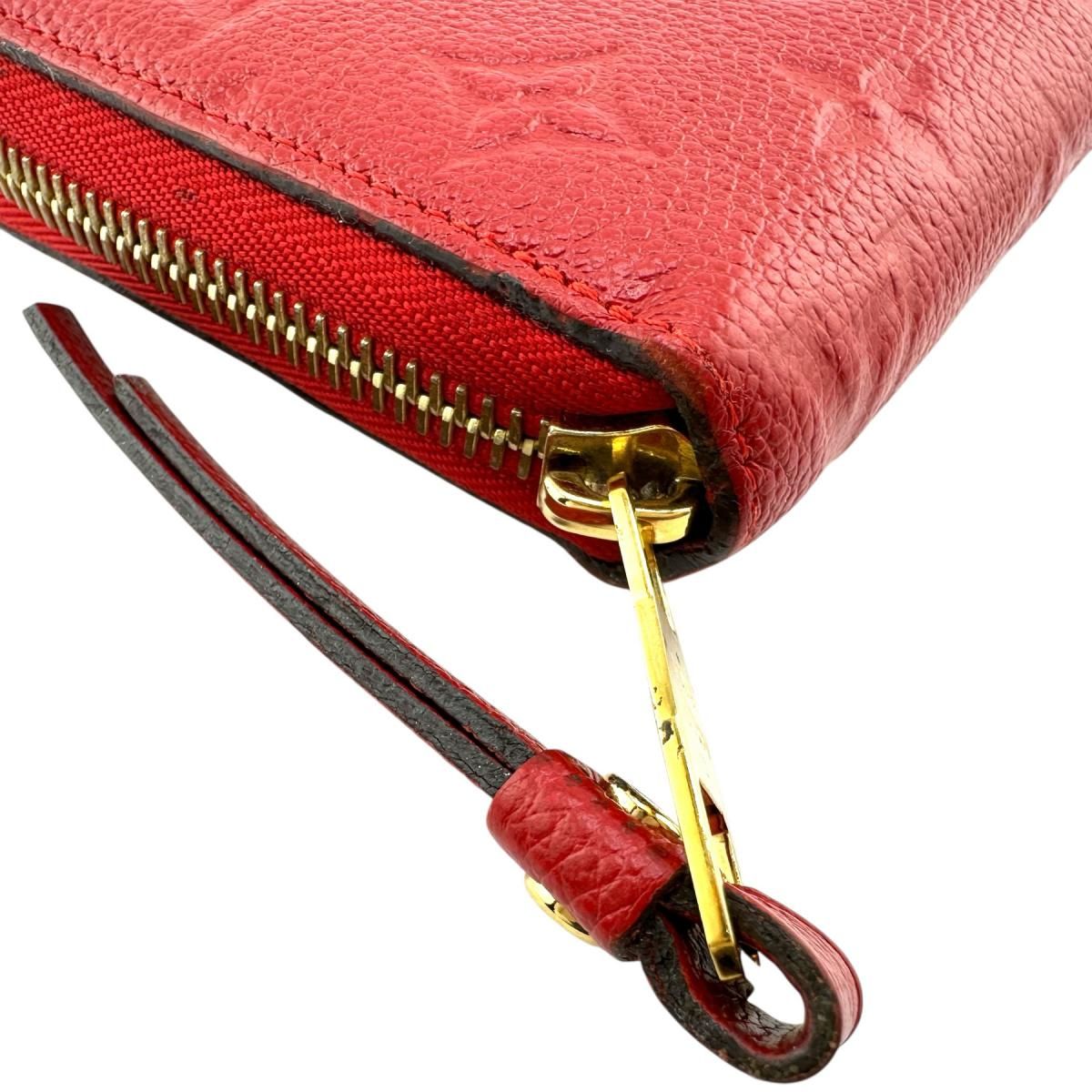 Louis Vuitton Monogram Empreinte Round Zipper Zippy Wallet Long