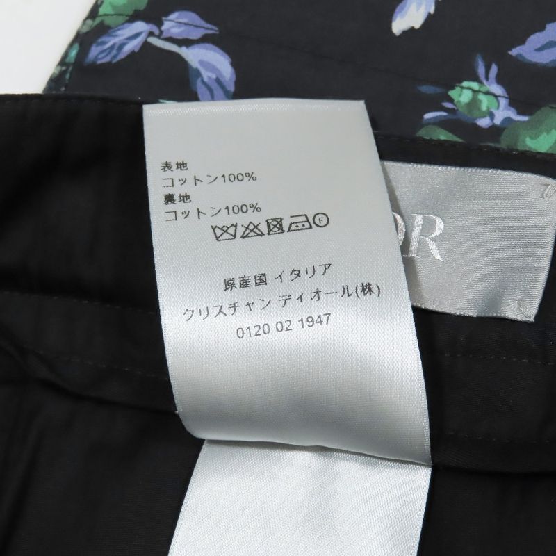 Unused 22AW DIOR Floral Rose Patchwork Short Half Pants Semi-wide 293c170a5680