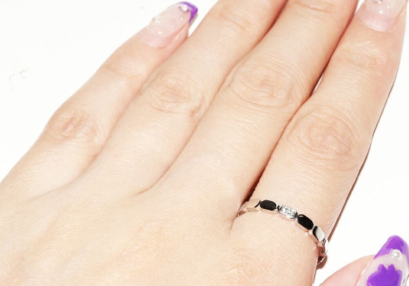 Chanel Pt950 Diamond 2P (approx 002ct) Première Promesse Wedding Ring J4003