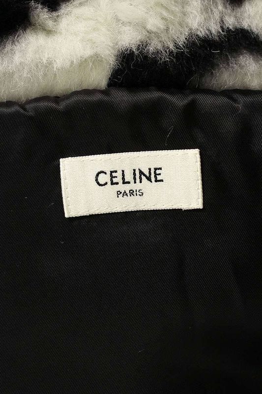 Celine 23AW 2y905386w Zip Up Alpaca Wool Hoodie Men's M