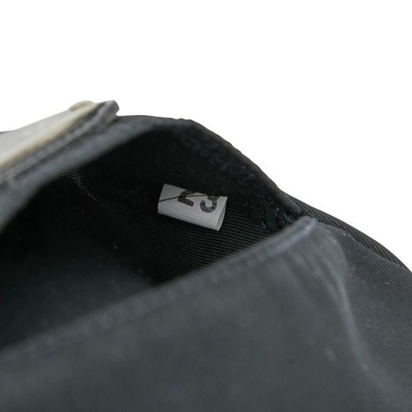 Prada Plat Triangle Logo Plate Tissue Case Pouch Black Nylon Women's Prada