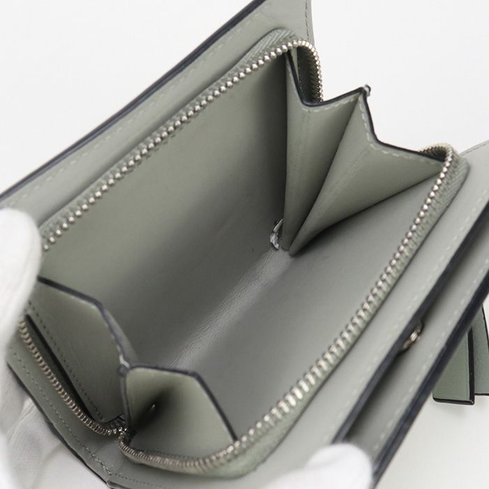 Loewe Compact Zip Wallet Puzzle Bifold Wallet With Coin Purse Calf Womens