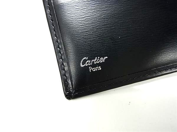 Cartier Pasha Roman Numeral Collection Leather Bifold Wallet Card Holder