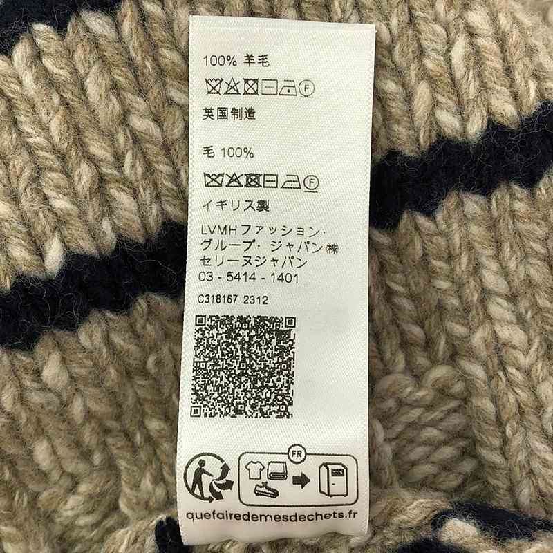 Celine - 2023aw - Mariniere BOAT NECK Sweater IN WOOL Crewneck Knitwear - S -