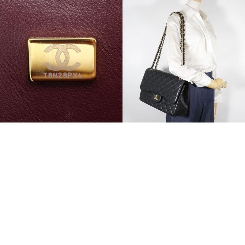 Chanel Deca Matelasse 30 Classic Large Double Flap Chain Shoulder A58600