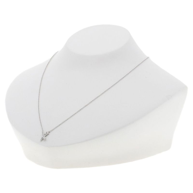 Tiffany & Co Tiffany & Co Kiss Diamond Necklace Pt950 Ladies
