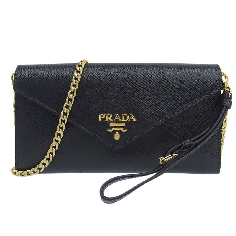 Prada Saffiano 2way Chain Shoulder Bag
